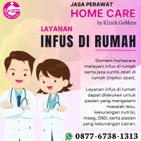 Infus di Rumah Purwokerto, Cilacap, Purbalingga